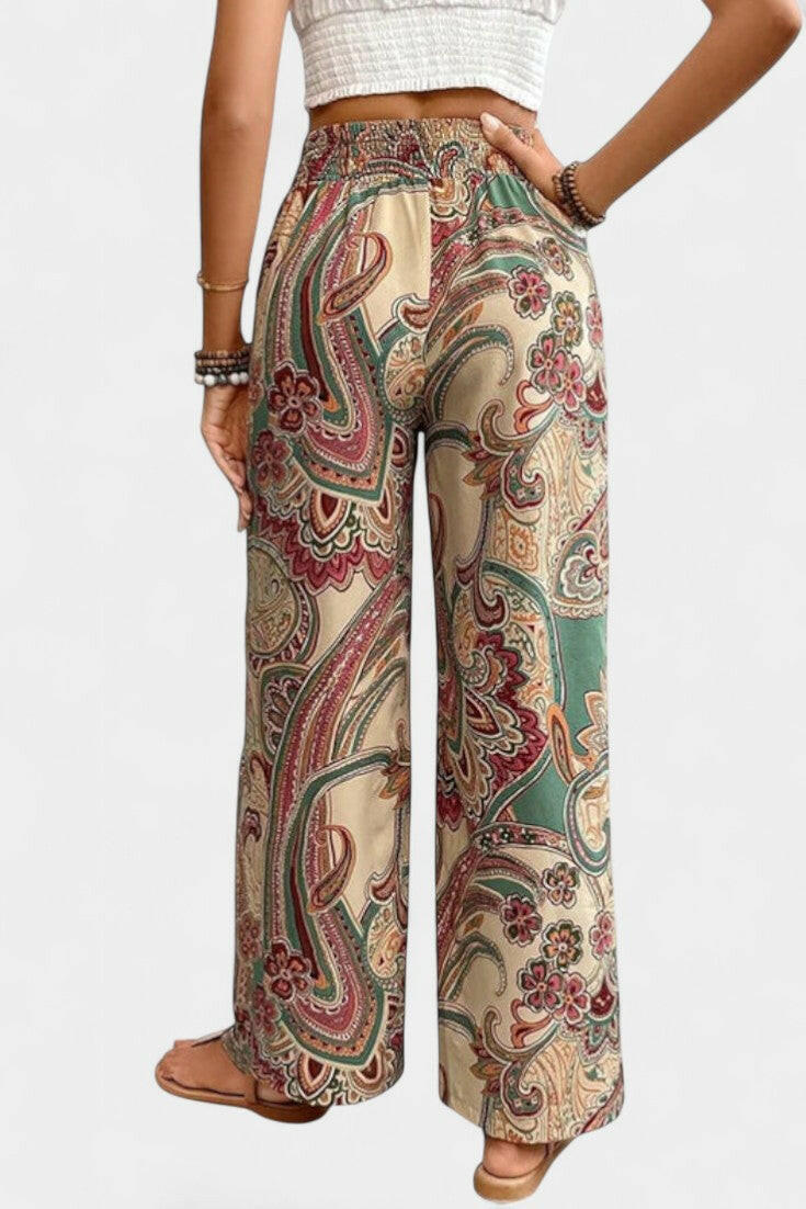 Vitoria Pantalones de Verano de Pierna Ancha.