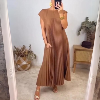 Seline | Vestido plisado ligero y fresco.