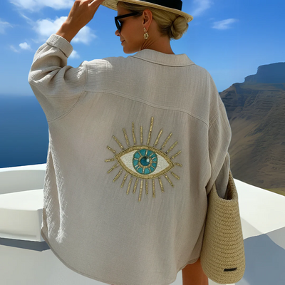 Solène | Blouse légère au style bohème chic.