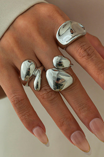 Anillos Irregulares de Metal.