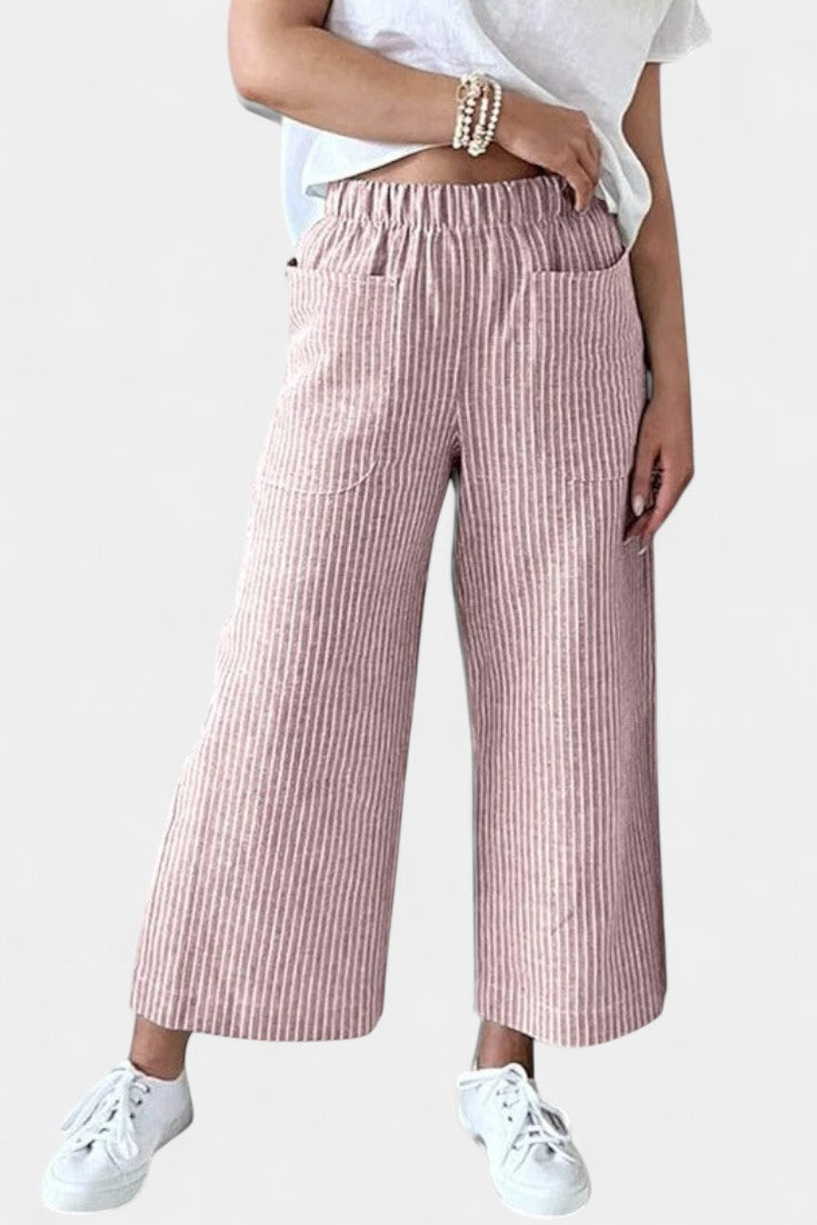 Lumiere Pantalones Livianos de Corte Relajado.