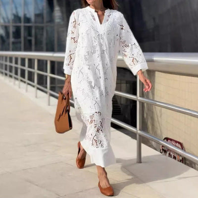 Sophie | Vestido elegante con bordes.