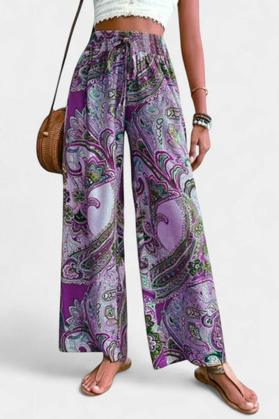 Vitoria Pantalones de Verano de Pierna Ancha.