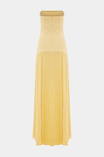 Deia Vestido Maxi de Malla con Mangas Acampanadas.