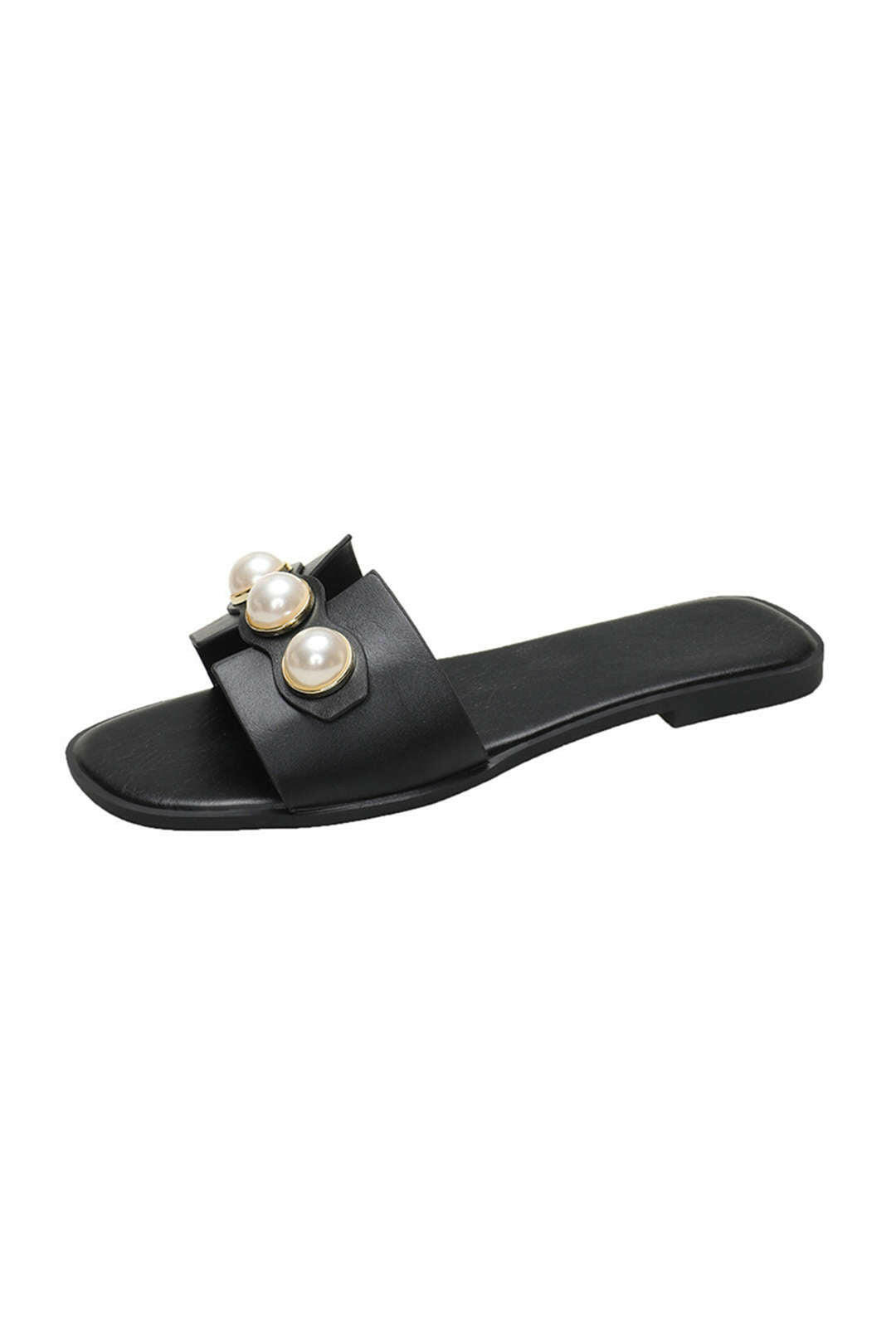 Zapatillas Planas de Perlas.