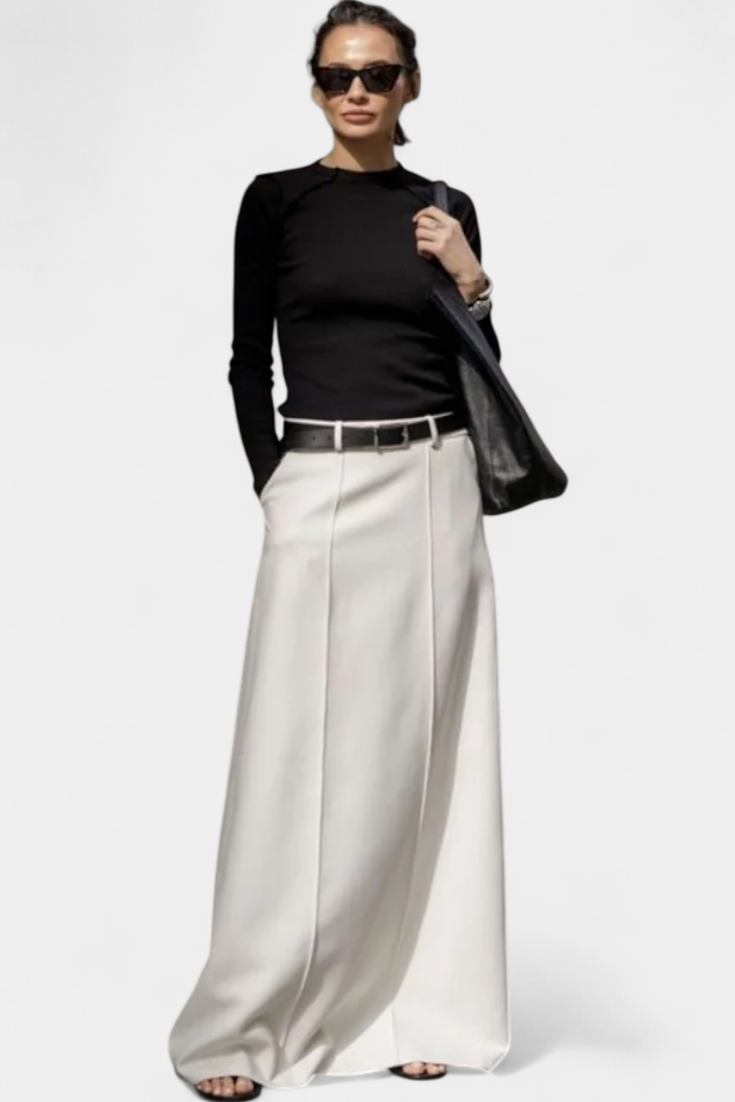 Ada Falda H-Line Lisa con Estilo Urbano Moderno.