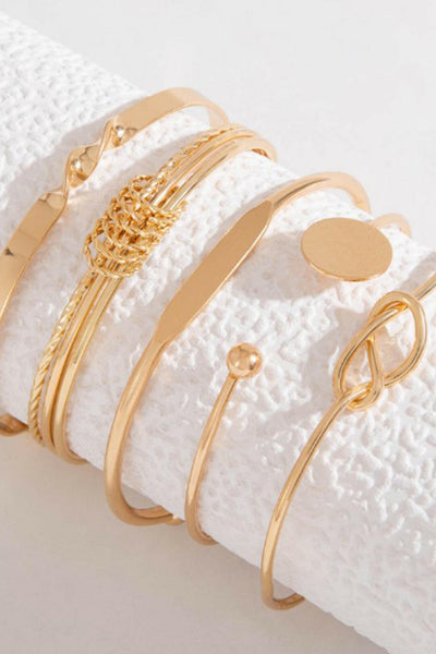 Pulsera de Cadena Geométrica Abierta.