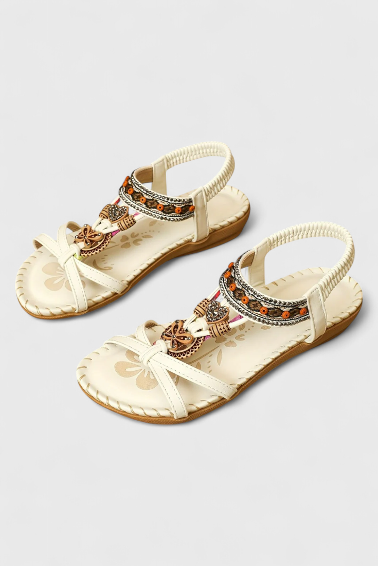 Lera Sandalias bohemias planas.