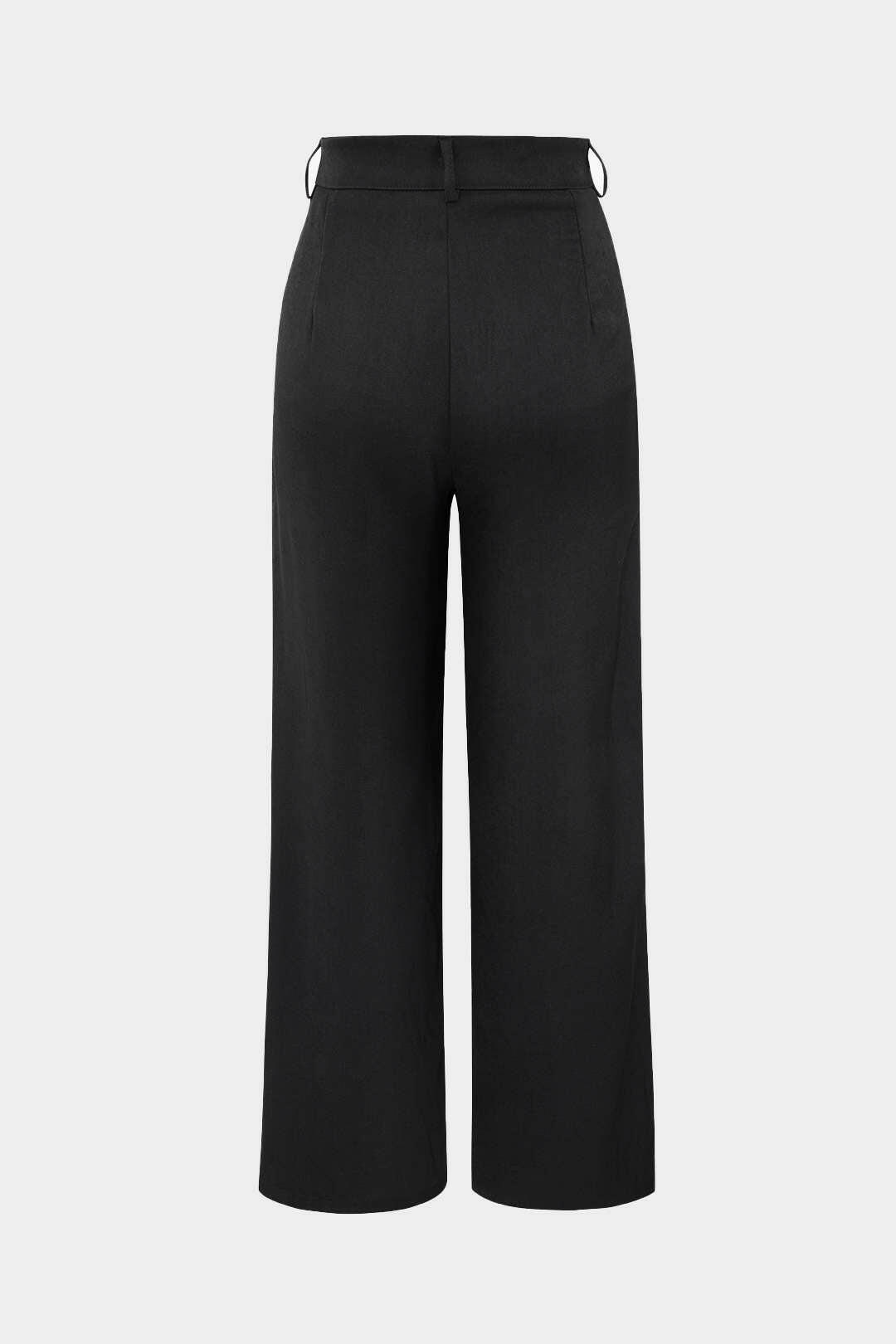 Oaklyn Pantalones Rectos con Drapado.