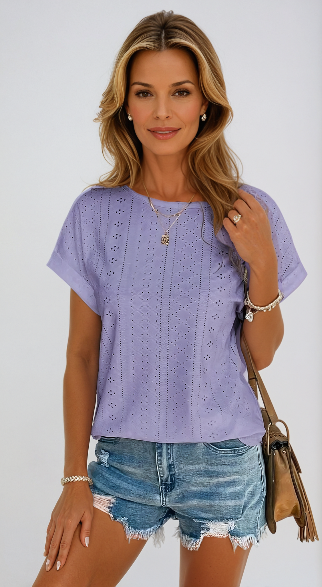 Becky™ | Top Casual con Ojal.