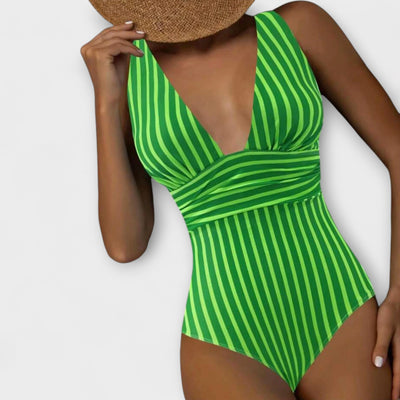 Aurora™ | Maillot de bain une pièce rayé.