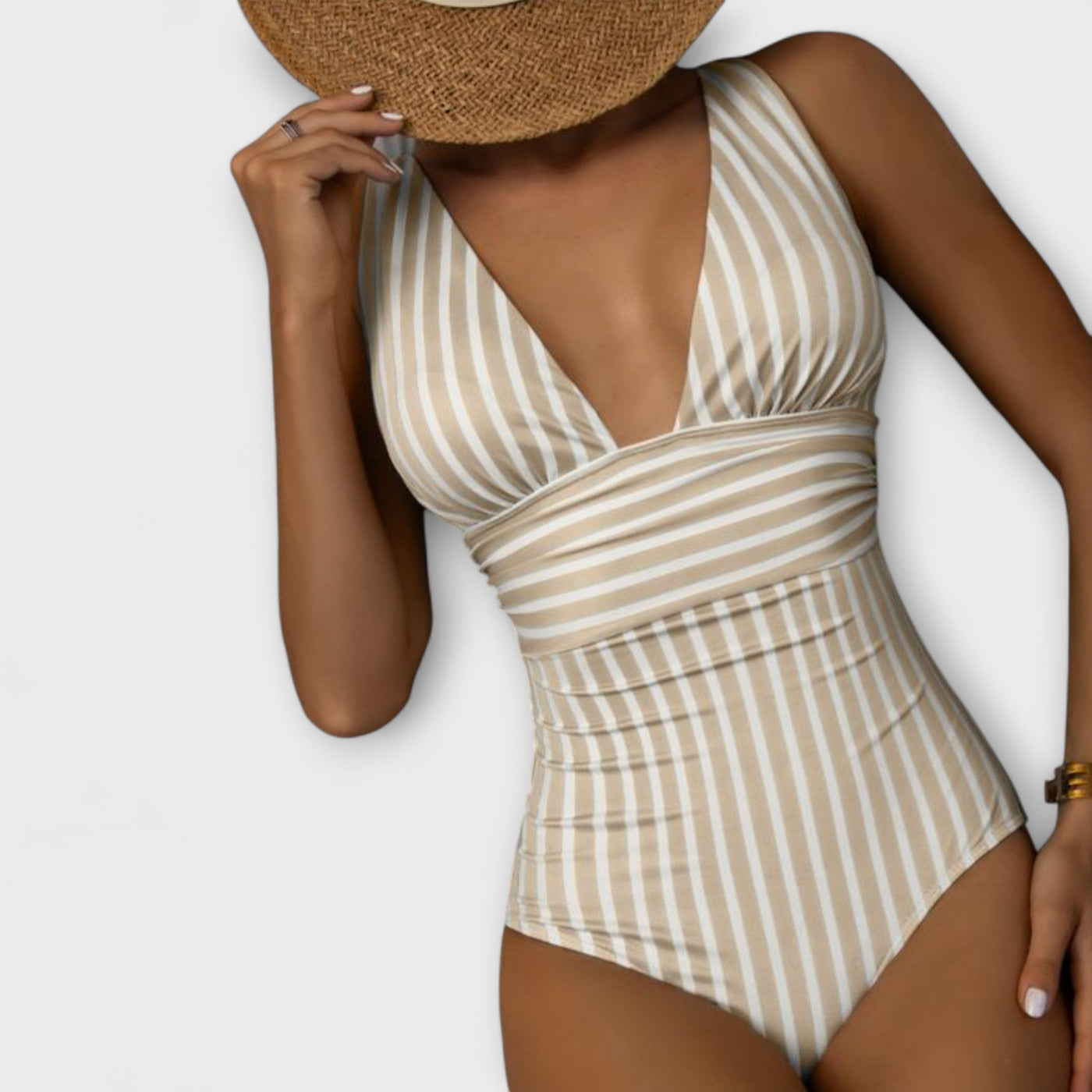 Aurora™ | Maillot de bain une pièce rayé.