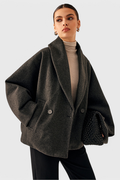 Helena Abrigo de Tweed Oversized.