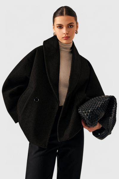 Helena Abrigo de Tweed Oversized.