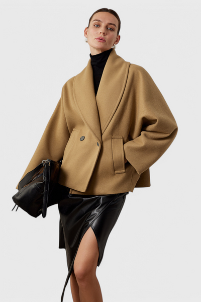 Helena Abrigo de Tweed Oversized.