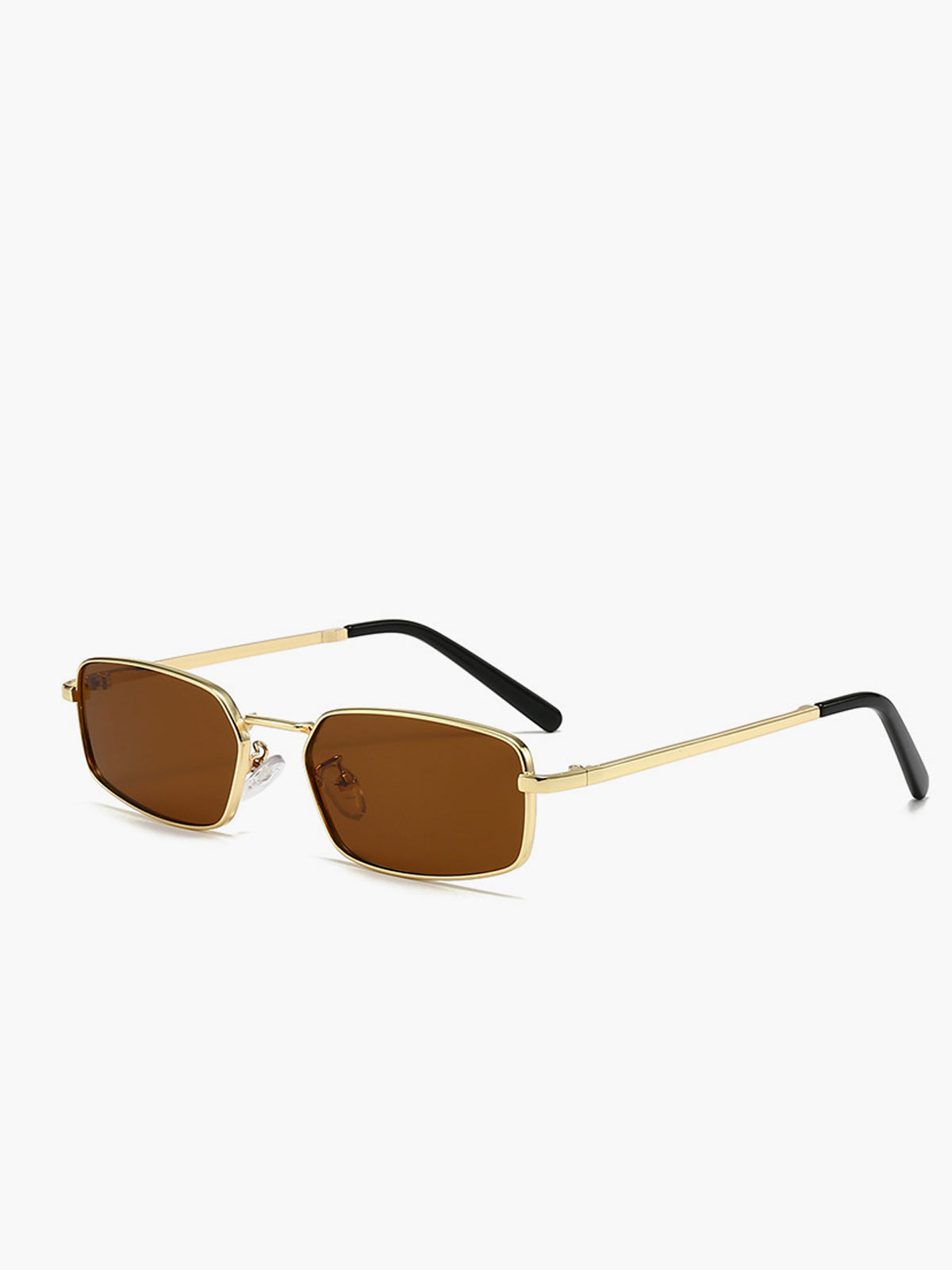 LUMINA - Retro Quadratische Metallrahmen Sonnenbrille.