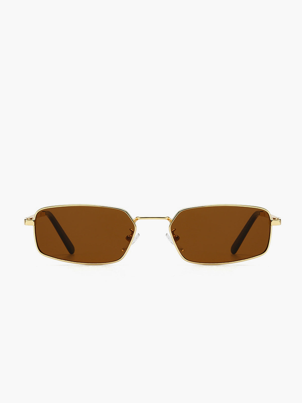 LUMINA - Retro Quadratische Metallrahmen Sonnenbrille.