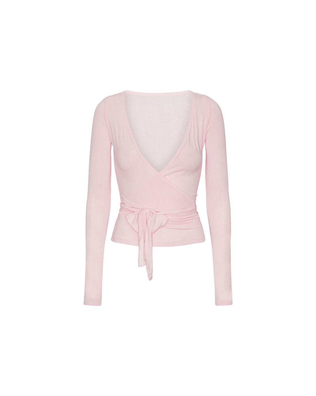 Blusa cruzada - rosa suave.