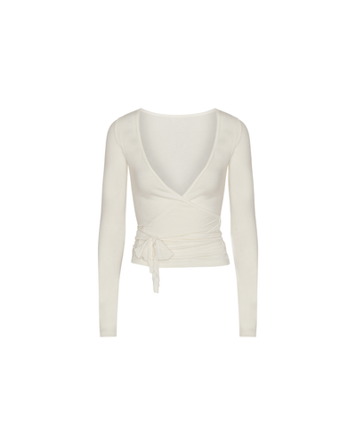 Blusa cruzada - blanca.