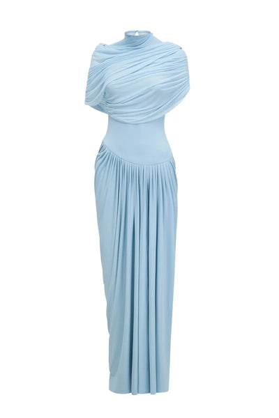 ARDEN - Vestido midi plisado.
