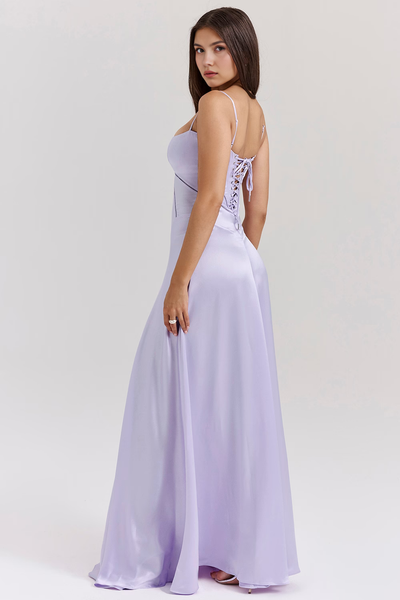 Noelle - Evening dress with bustier neckline