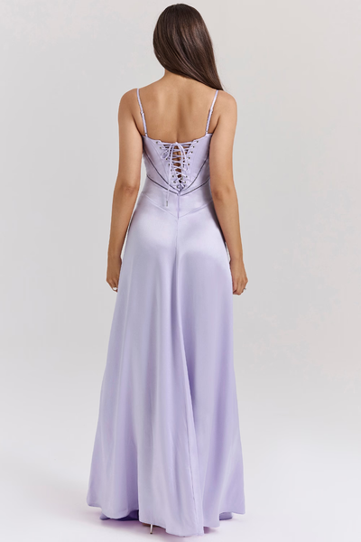 Noelle - Evening dress with bustier neckline