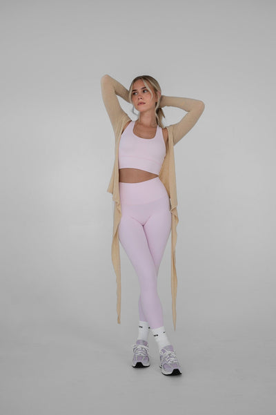 Blusa cruzada - beige.