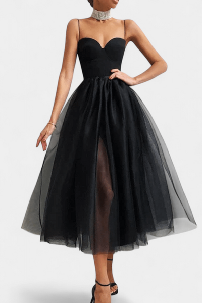 Giselle Vestido Maxi de Tul Elegante.