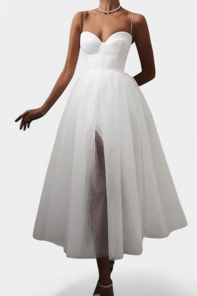 Giselle Vestido Maxi de Tul Elegante.