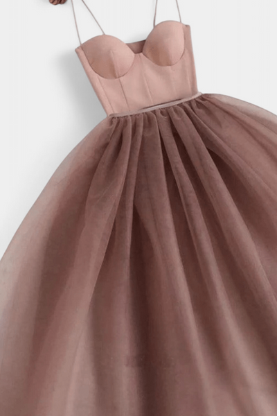 Giselle Vestido Maxi de Tul Elegante.