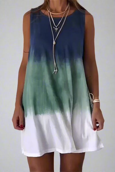 Rosalía | Vestido casual sin mangas de lujo.