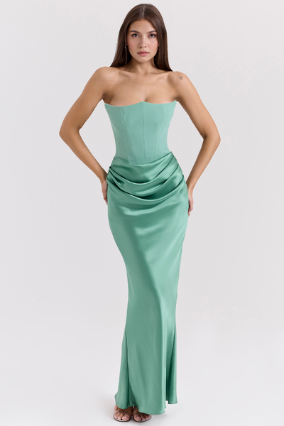 Serene - Vestido de satén.
