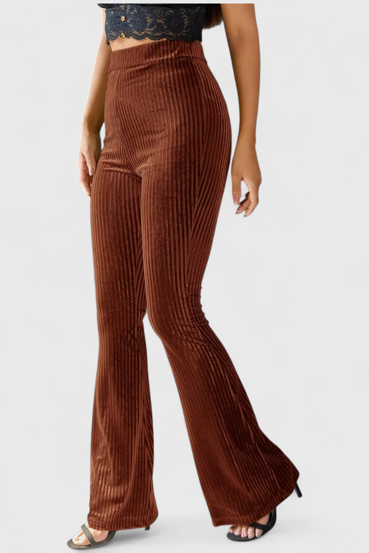 Liset Pantalones Acampanados de Pana.