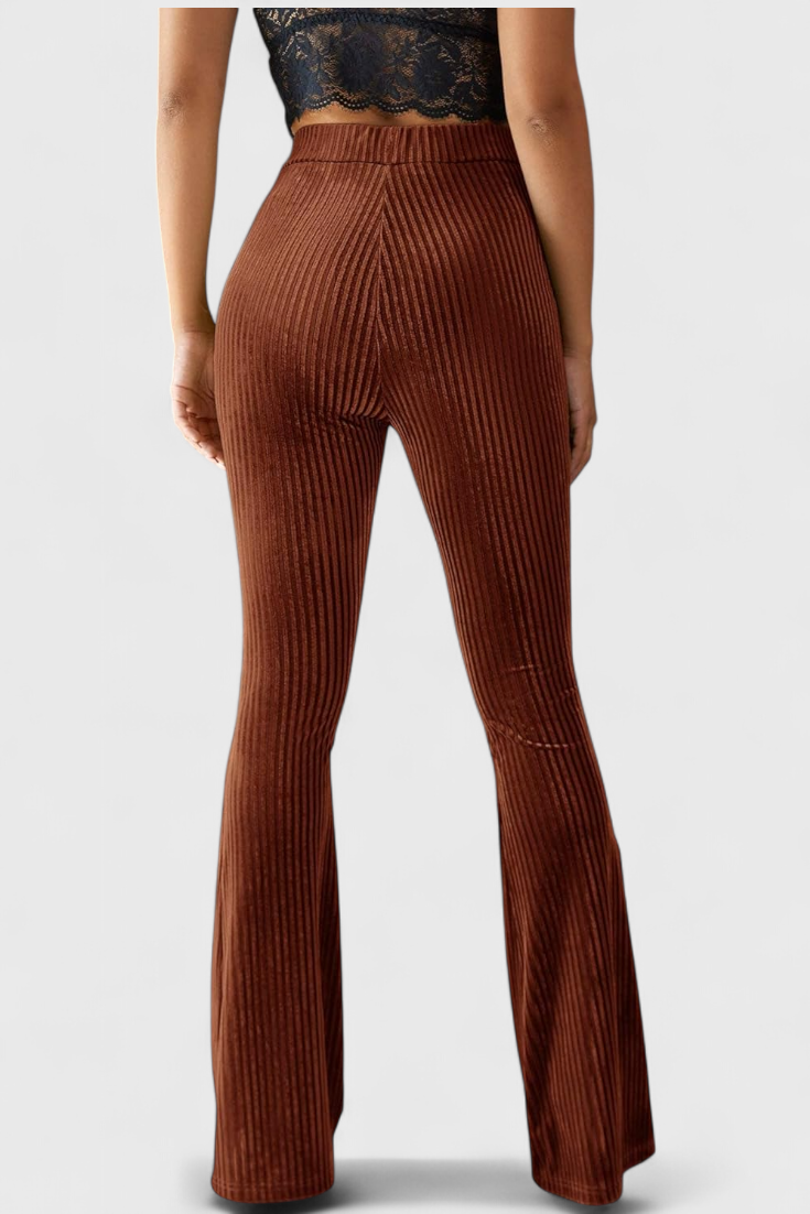 Liset Pantalones Acampanados de Pana.