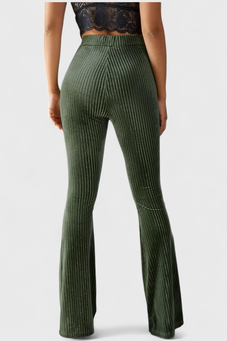 Liset Pantalones Acampanados de Pana.
