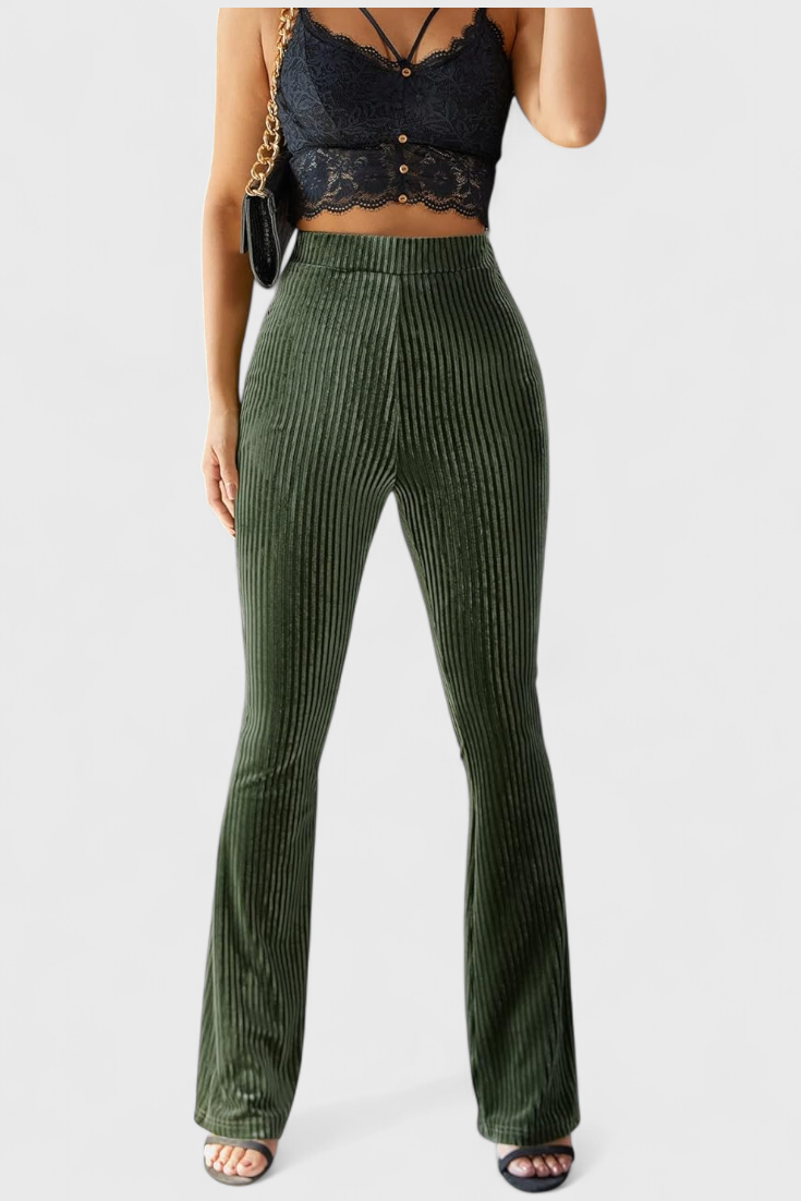 Liset Pantalones Acampanados de Pana.