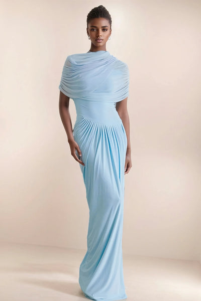ARDEN - Vestido midi plisado.