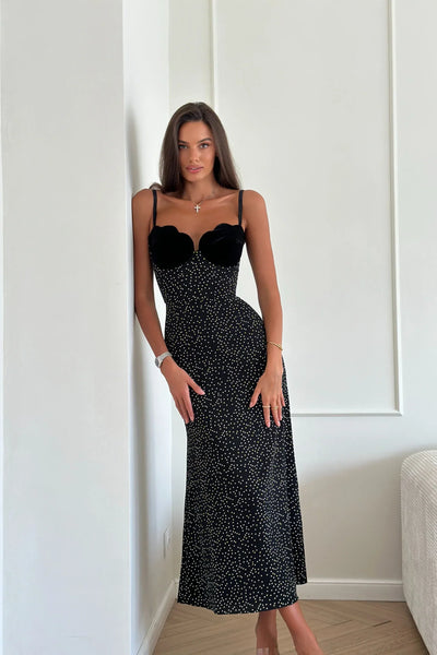 Bianca - Vestido de terciopelo.