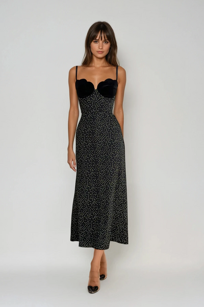 Bianca - Vestido de terciopelo.