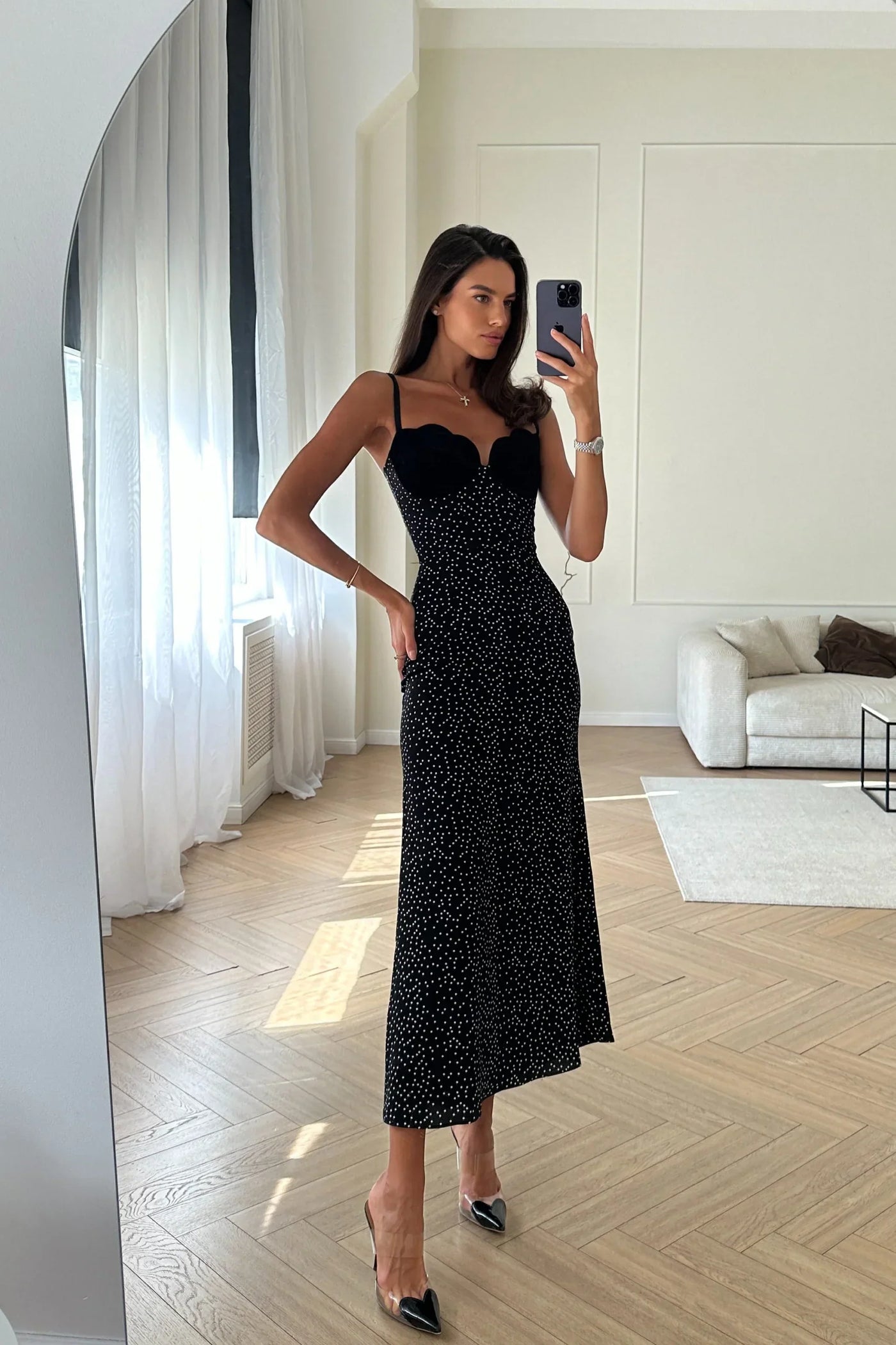 Bianca - Vestido de terciopelo.