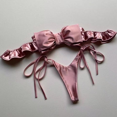BIKINOVÝ SET BOWY MODRÝ
