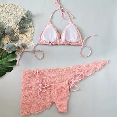 TROJDIEĽNA BIKINÍ SÚPRAVA ROSE ROSY