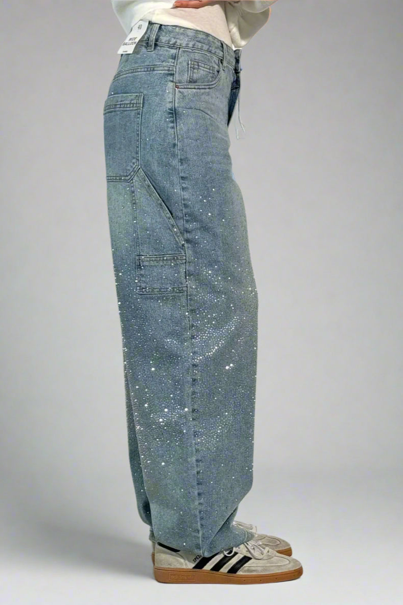 Vaqueros Carpenter Balloon Shine Denim.