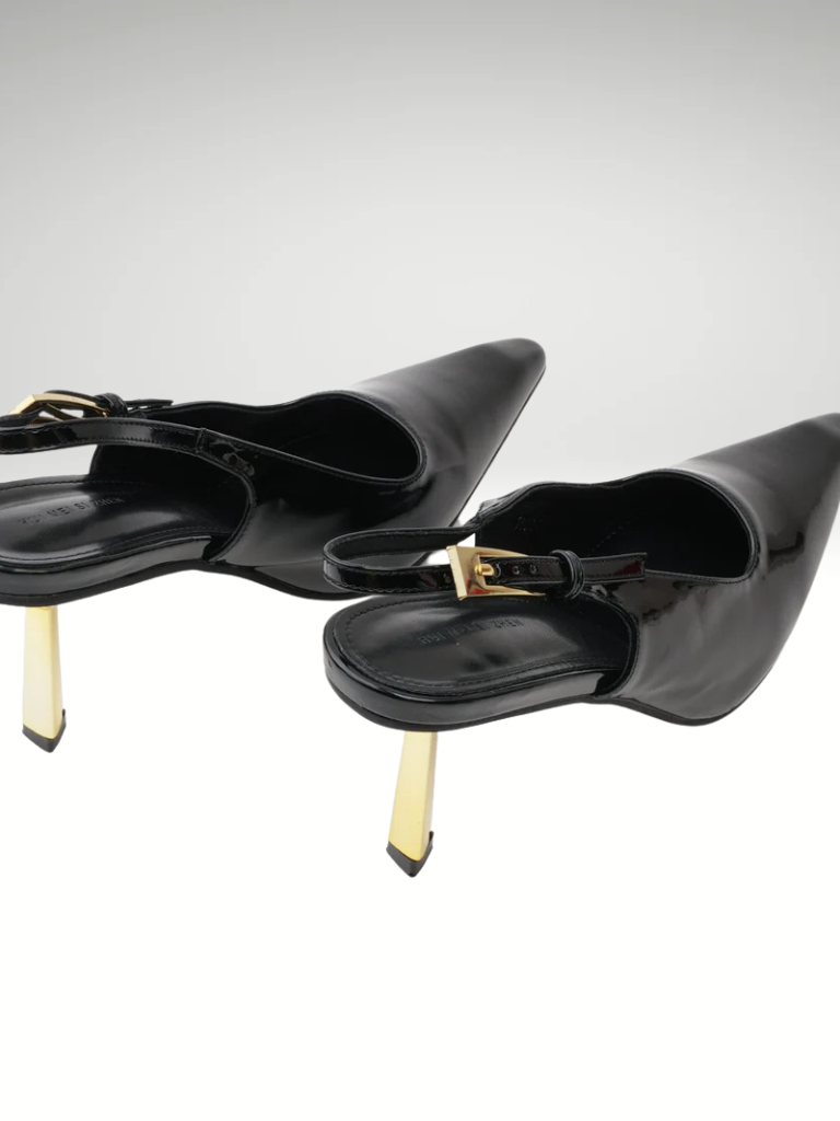 RIVIERA HEELS – BLACK & GOLD EDITION.