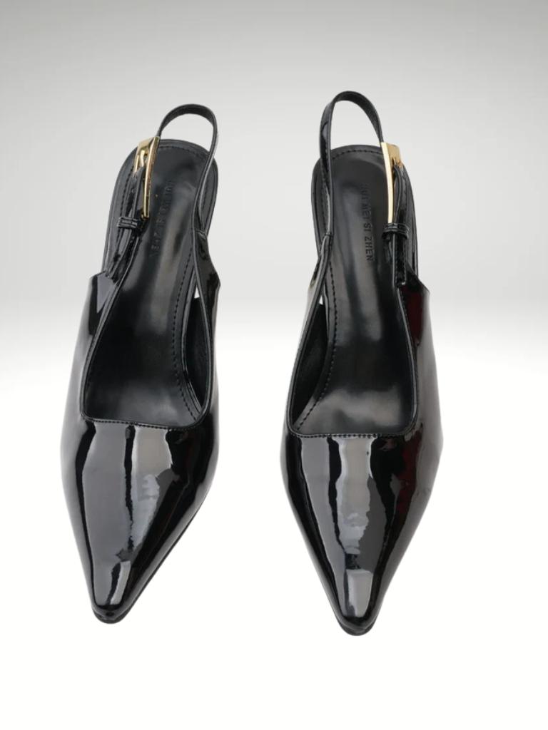 RIVIERA HEELS – BLACK & GOLD EDITION.