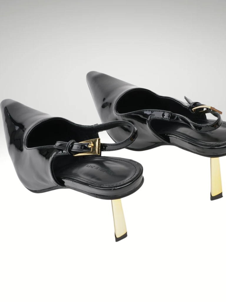 RIVIERA HEELS – BLACK & GOLD EDITION.