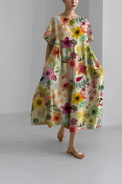 Amelia - Vestido floral bohemio.