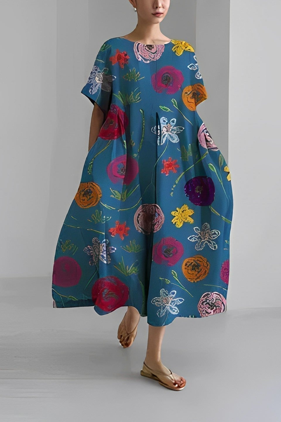Amelia - Vestido floral bohemio.