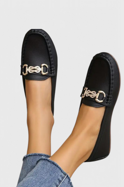 Odette Mocasines Clásicos de Cuero.