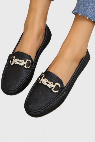 Odette Mocasines Clásicos de Cuero.